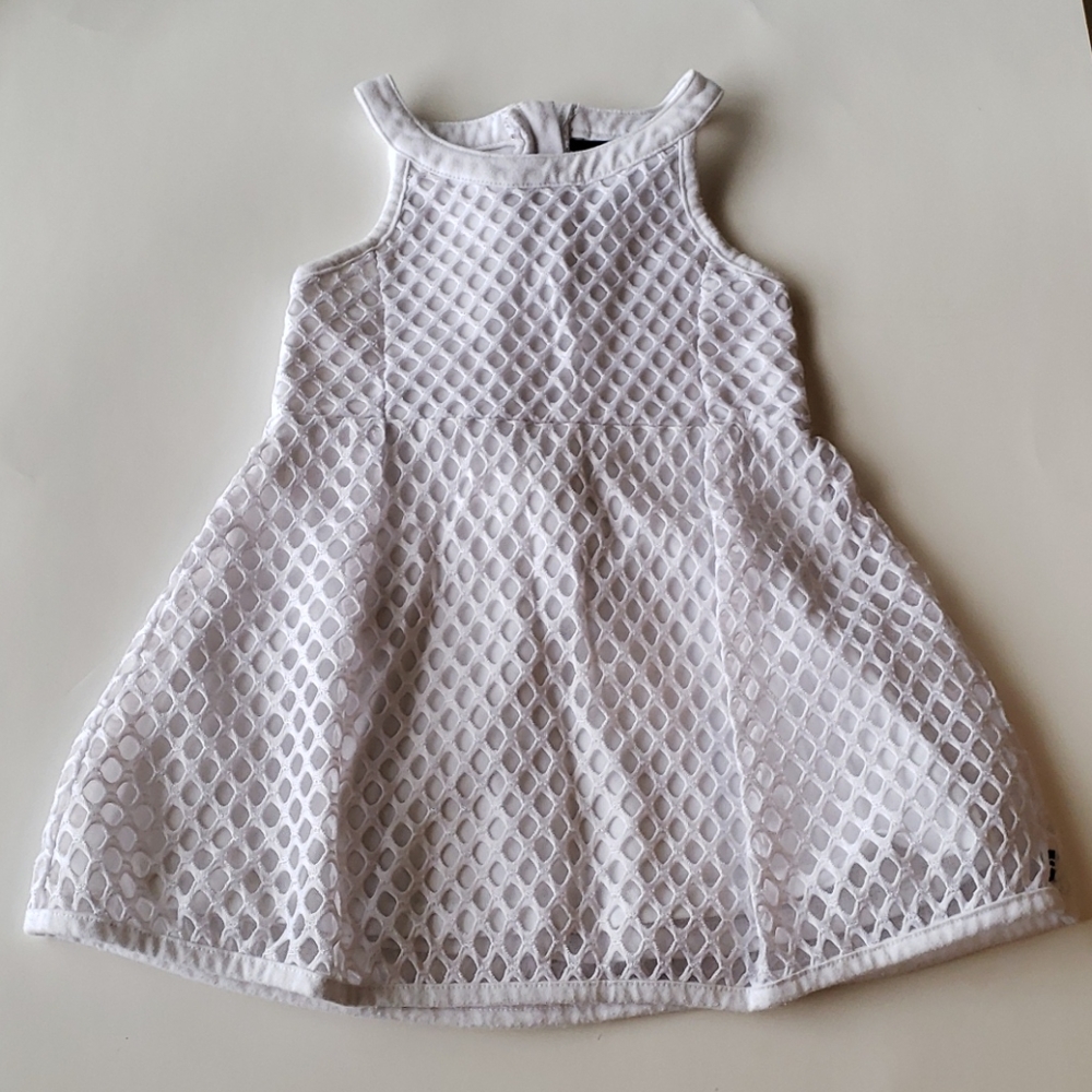 Nautica Fancy White Dress Size 24 Months